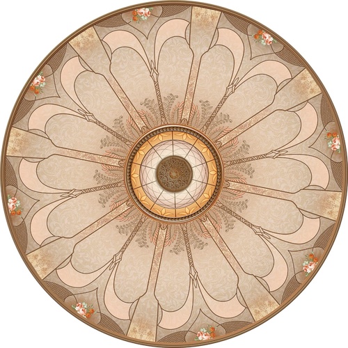 потолок, бежевые, красивые, с узором