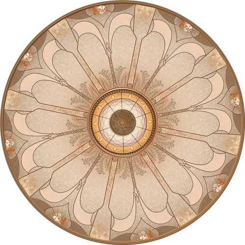 потолок, бежевые, красивые, с узором