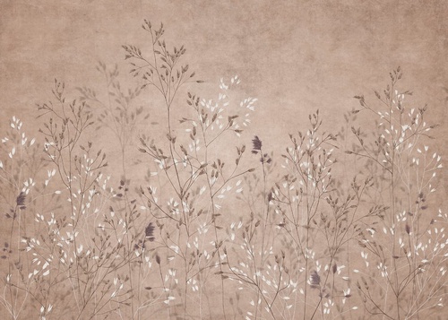 современные, ветки, трава, темно бежевые