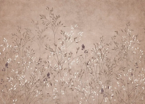 современные, ветки, трава, темно бежевые