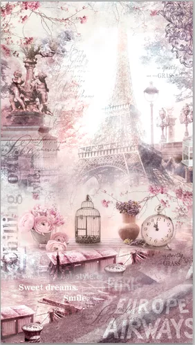 франция, текст, часы, узоры, слова, цветы, розовые, ваза, статуи, эйфелева башня, париж, в стиле прованс, прованс
