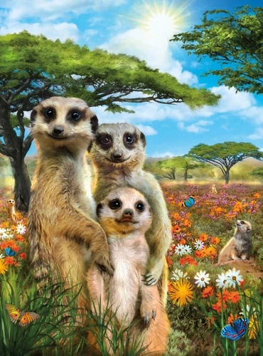 в зоопарк, зверюшки, сурикаты