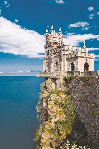 пейзаж, морской, ласточкино гнездо