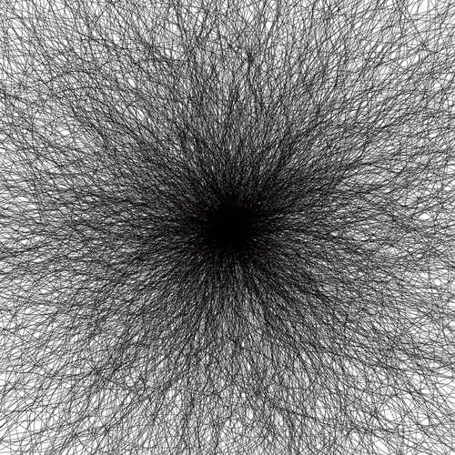 абстракция, черно-белые, нити, паутина