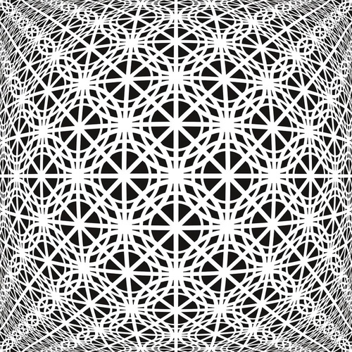 абстракция, черно-белые, узоры, иллюзия