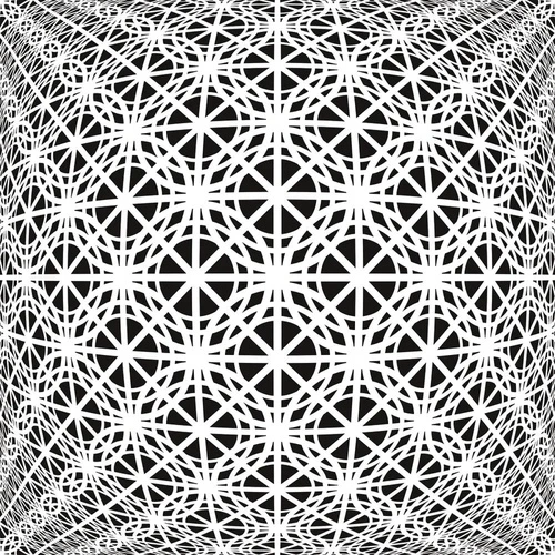 абстракция, черно-белые, узоры, иллюзия