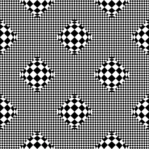 абстракция, черно-белые, иллюзия