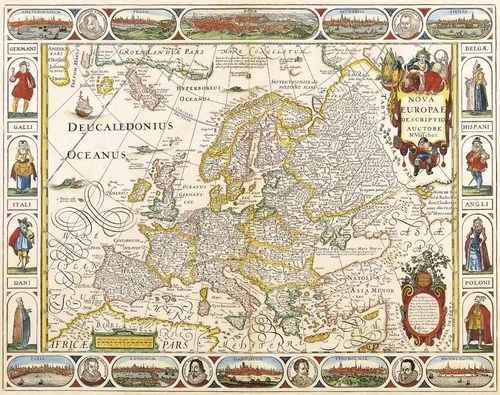 в офис, в кабинет, карта Европы