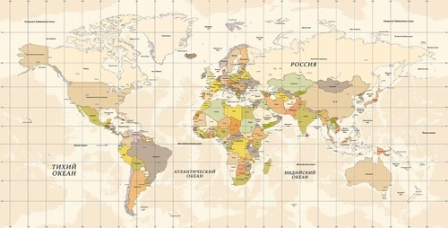 в офис, в детскую комнату, карта, на бежевом фоне