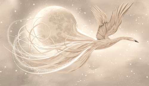 в детскую комнату, жар птица, бежевые