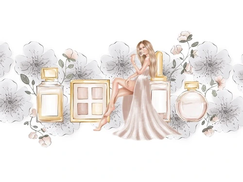 молодежные, в комнату девочки, на белом фоне, светлые