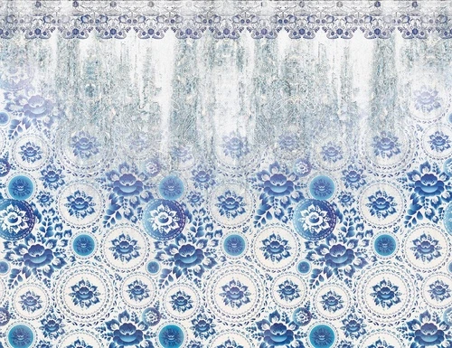 гжель, синие, узоры, на белом фоне