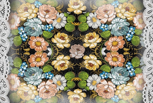 роспись, городецкая