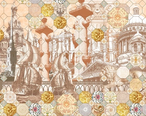 роспись, санкт-петербург, желтая