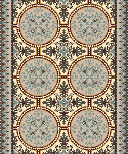 арабески, ковер, узор, бежевые