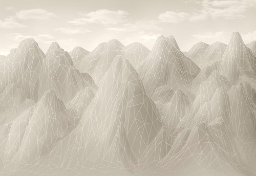 абстракция, горы, бежевые