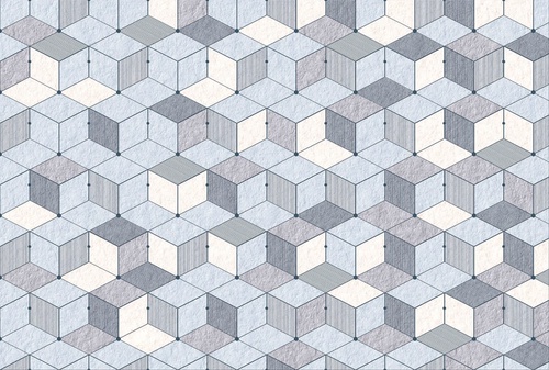 геометрия, кубики, голубые