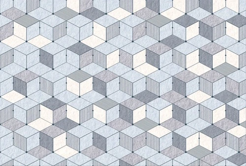 геометрия, кубики, голубые