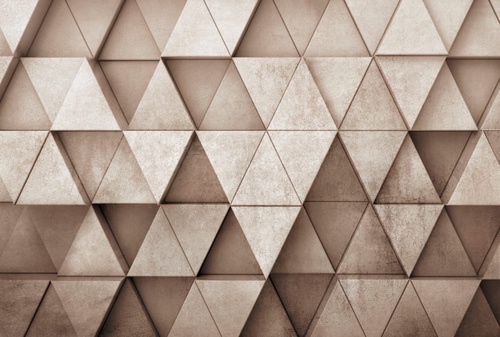 геометрия, треугольники, бежевые, коричневые