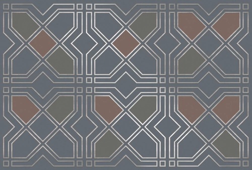 геометрия, узор, темно синий