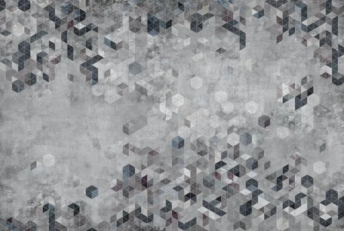 геометрия, узор, серо-черные