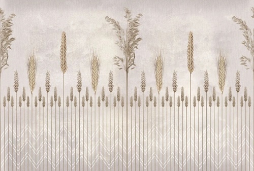 бежевые, геометрия, колосья