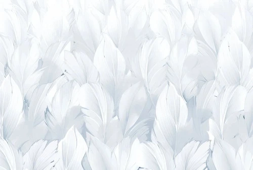 молодежные, перья, светло голубые