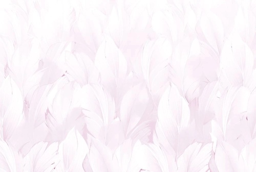 молодежные, перья, светло розовые