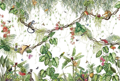 в детскую комнату, лианы с обезьянками