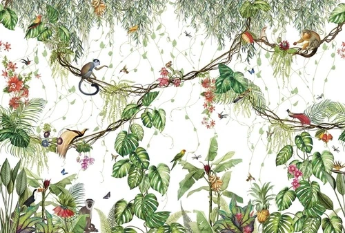 в детскую комнату, лианы с обезьянками