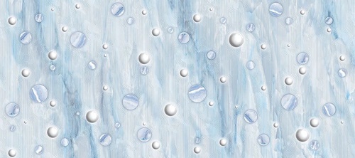 в ванную комнату, под мрамор, светло голубая, капли