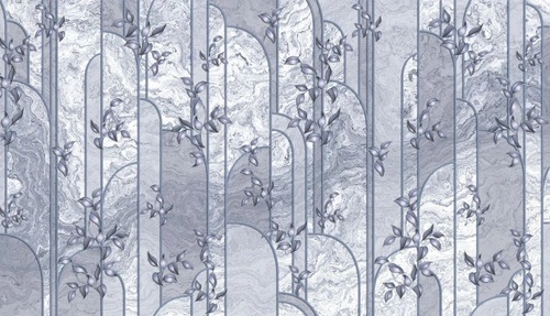 в ванную комнату, под мрамор, серая