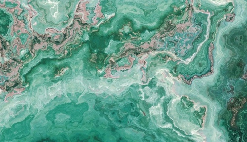 в ванную комнату, под мрамор, малахитовый цвет, зеленые