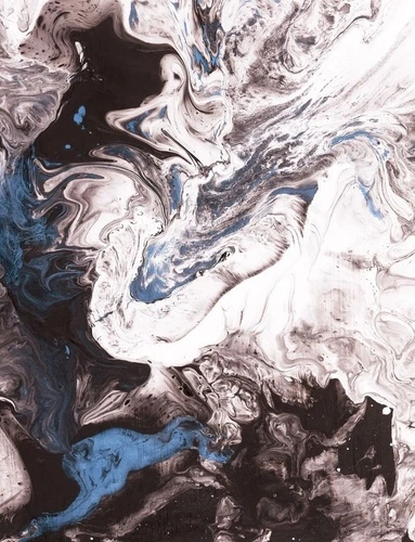 в ванную комнату, под мрамор, черно-белые, с синим