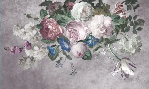 пионы, лепестки, листья, цветы, растения, розы