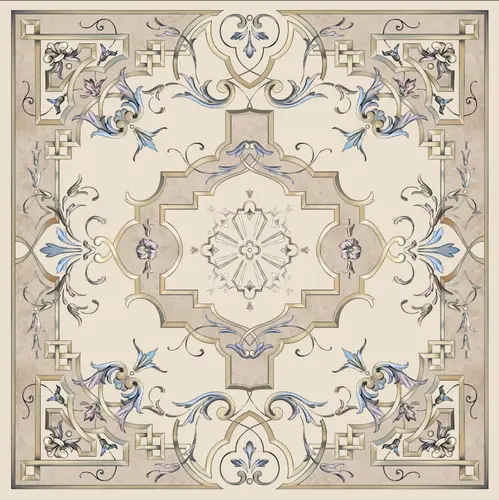 геометрия, потолочный, потолок, растительный узор, цветы, узоры, античность