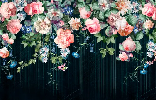 растения, пионы, цветы, розы, листья, лепестки