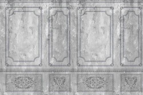 арка, стена, узоры, камень