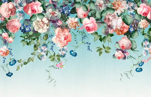 растения, розы, пионы, цветы, лепестки