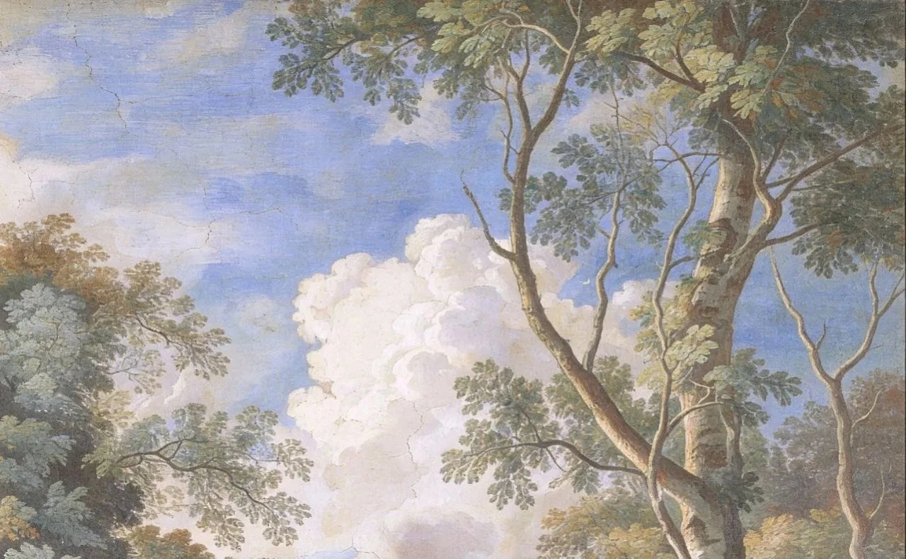 Арт-обои - пейзаж, пейзаж живописный, лес, деревья, живопись, красивые обои лес, спальни фрески лес, обои лес купить, обои природа лес, в гостиную