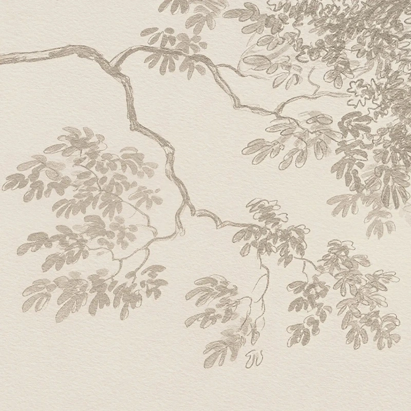 Арт-обои - пейзаж, лес, бежевые, серый лес, на стену пейзаж, бежевый лес, деревья, пейзаж обои, обои пейзажи качество, красивый пейзаж на обои, в коридор, в прихожую