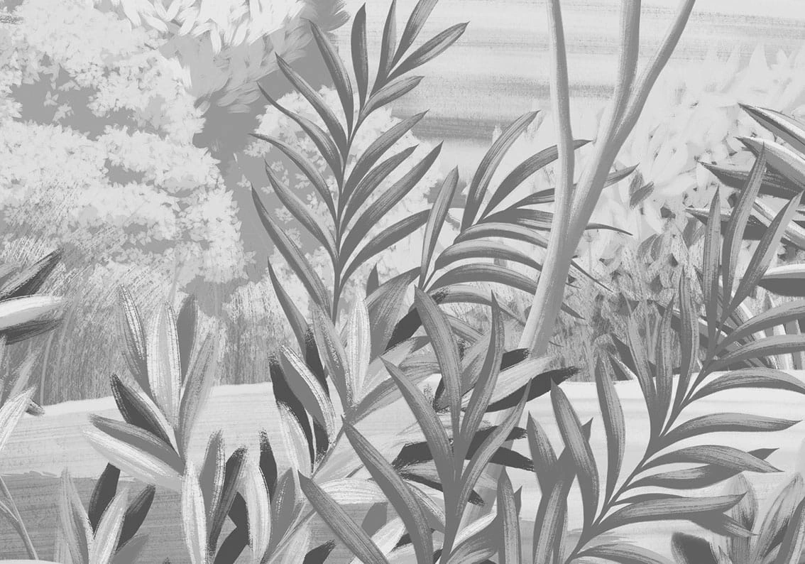 Арт-обои - пейзаж, деревья, лес, 3д