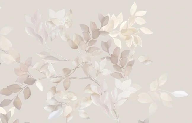 Арт-обои - новинки, современные,  бежевые, дерево, листья, золотые, красивые, хорошего качества, итальянская, нежные, необычная, уникальные, лучшие, самые красивые