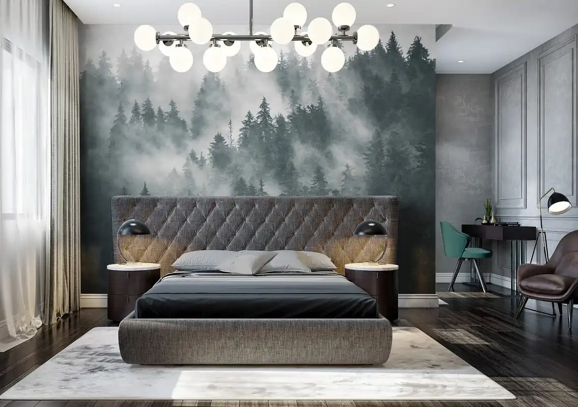 Купить фреску для спальни на стену: цены, фото, каталог - интернет-магазин Photostena