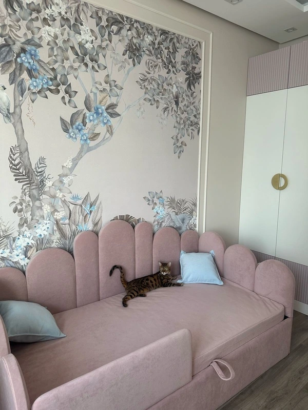 Фотообои в интерьере - наши работы, тропики, тропические листья