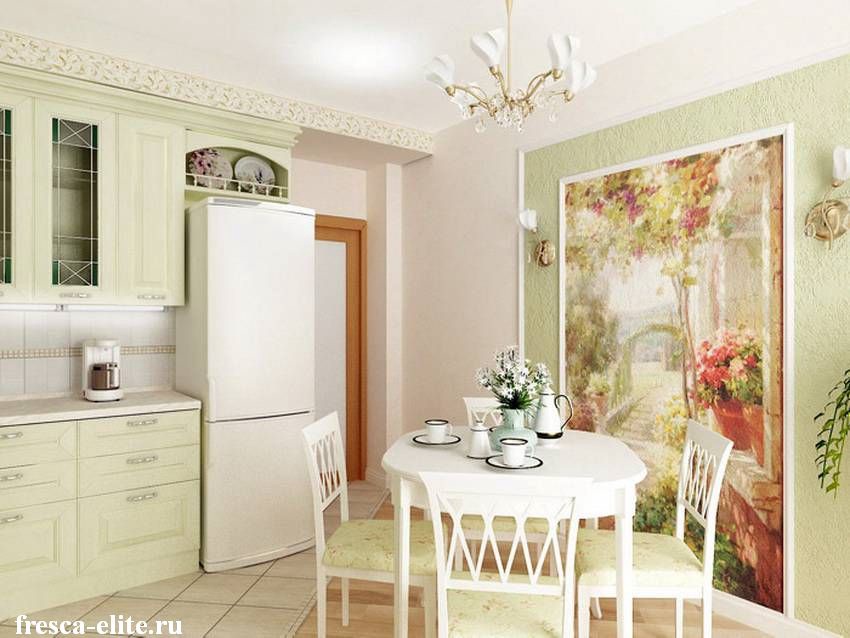 Фотообои и фрески в интерьере - пейзаж, пейзаж с цветами, цветы, сад, дорожка, улица, улочка, букет, зелень