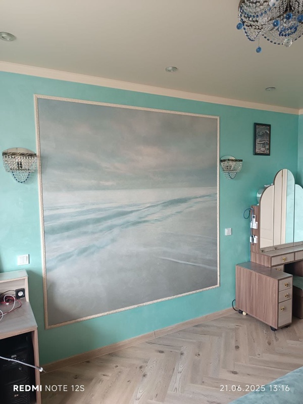 Фотообои и фрески в интерьере - наши работы, пейзаж море, бирюзовое море