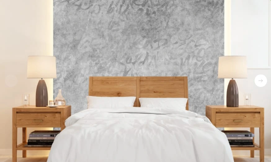 Фотообои и фрески в интерьере - абстракция, абстрактные, абстракция на стену, бело-серая, с текстом, текст