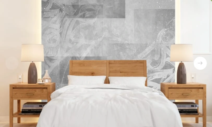 Фотообои и фрески в интерьере - абстракция, абстрактные, абстракция на стену, серая, лофт