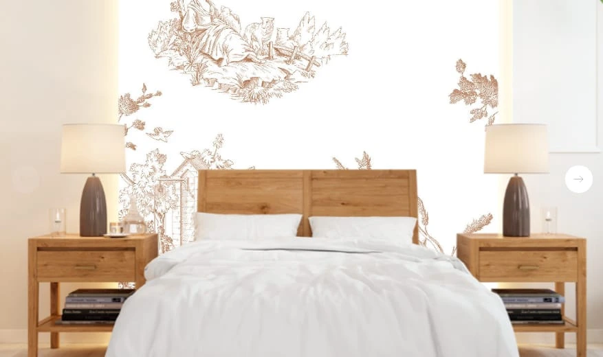 Фотообои и фрески в интерьере - графика, нежная, девушки, бежевые, стильные, стильные обои фреска флизелиновые купить